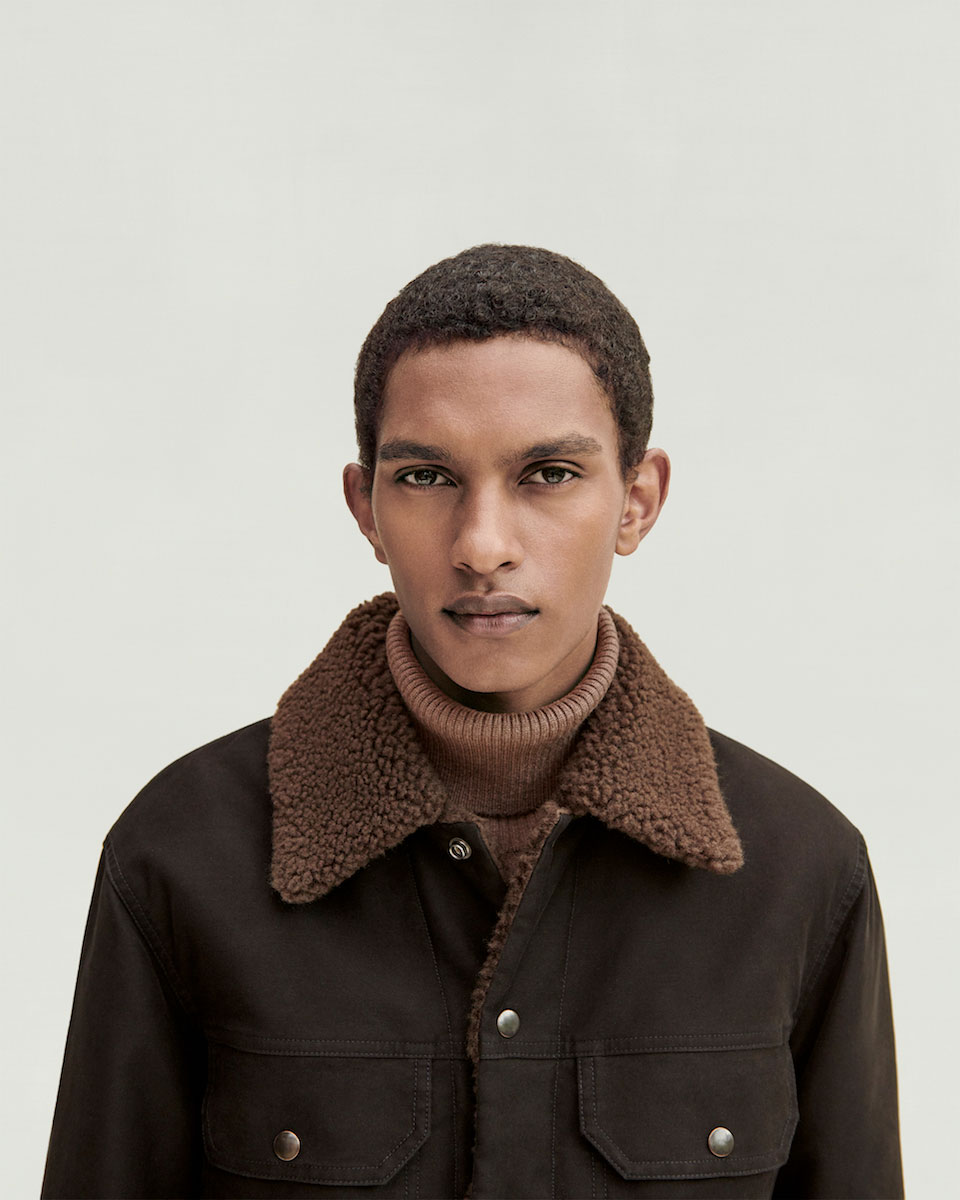 Uniqlo pile lined trucker outlet jacket